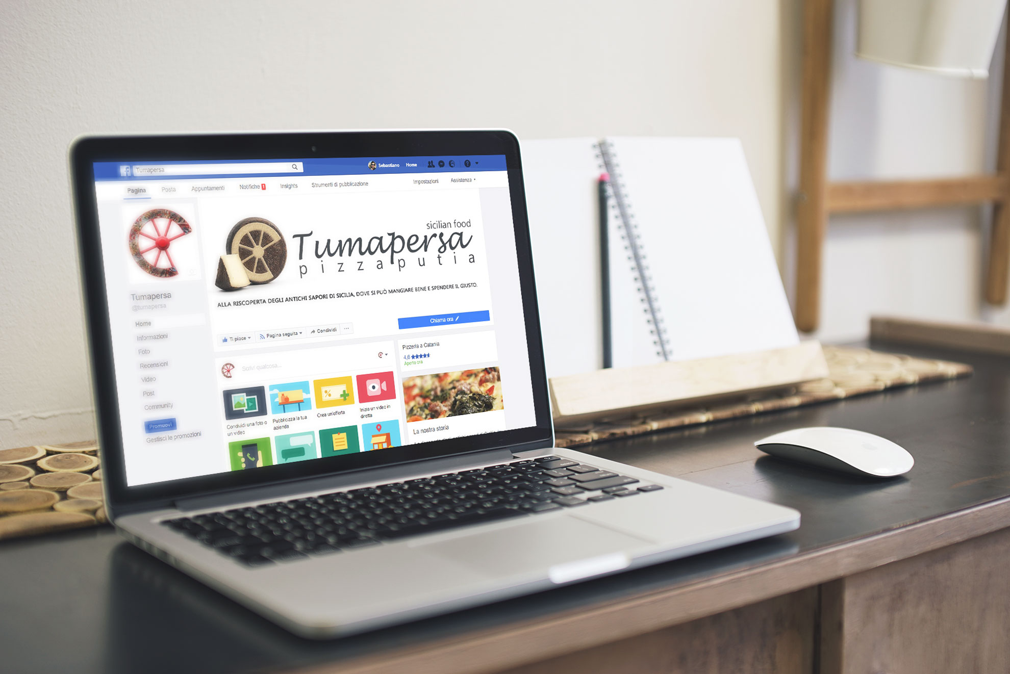 Gestione Facebook e social media marketing - Tumapersa